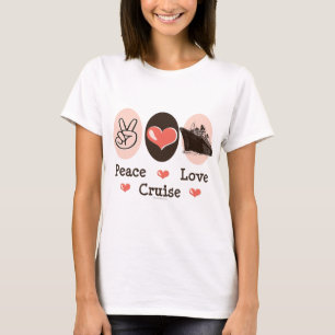 T-shirt de croisière d'amour de paix