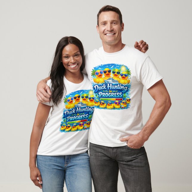 T-shirt de croisière de chasse de canard drôle en  (Unisexe)