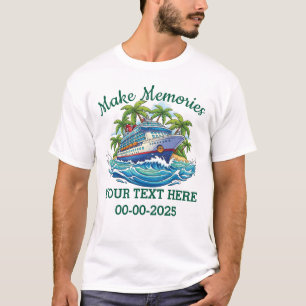 T-Shirt de croisière familiale personnalisé   Crée