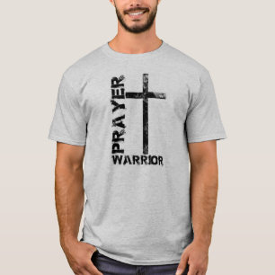 T-shirt de croix de guerrier de prière