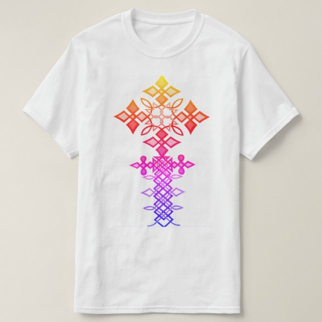 T-shirt de croix traditionnel éthiopien (Design devant)