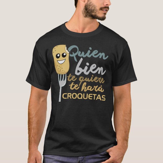 T-shirt de Croquetas (Devant)