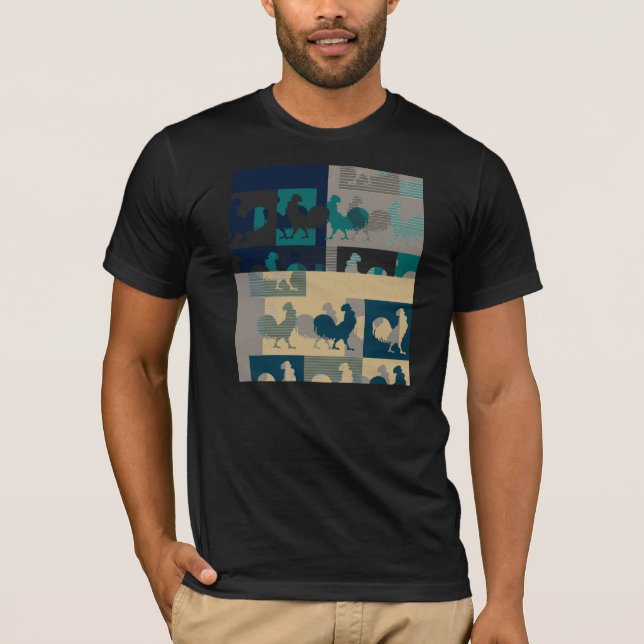 T-shirt de cru de coq (Devant)