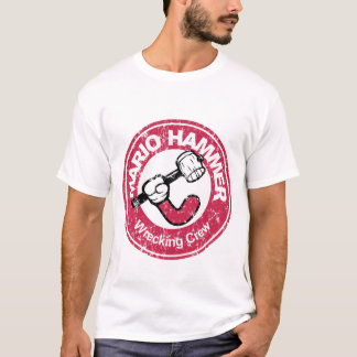 T-shirt de cru de marteau de Mario