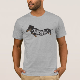 T-shirt de cru de teckel