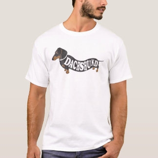 T-shirt de cru de teckel