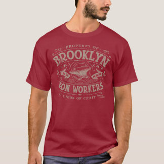 T-shirt de cru de travailleurs de fer de Brooklyn