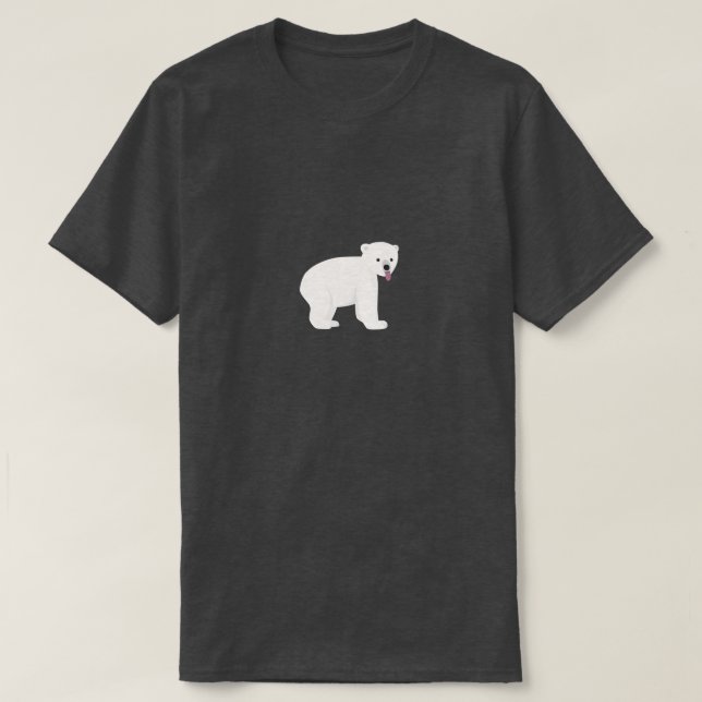 T-shirt de CUB d'ours blanc (Design devant)