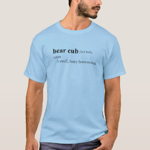 T-SHIRT de CUB d'OURS/T-shirt gai d'argot