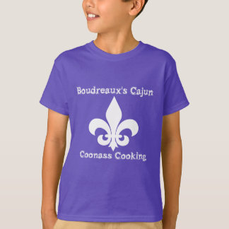 T-shirt de cuisine de Cajun Coonass de Boudreaux