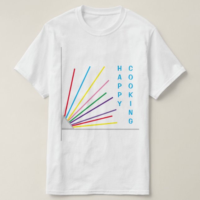 T-Shirt de cuisine pour la Saint-Valentin (Design devant)