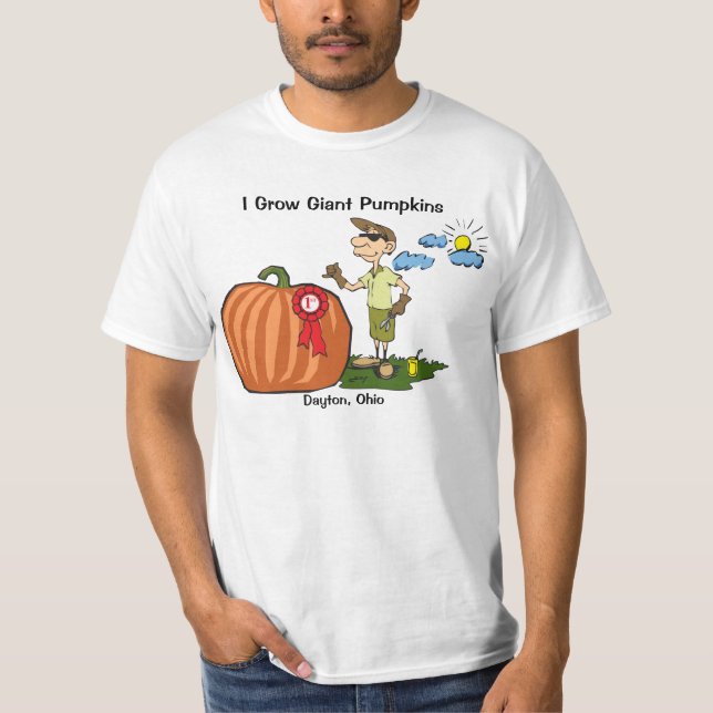 T-shirt de cultivateurs de potiron (Devant)