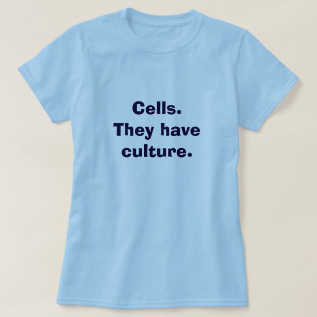 T-shirt de culture cellulaire (Design devant)