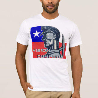 T-shirt de cumplida de mision de mineurs de piment