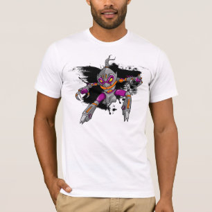 T-shirt de cyborg de guerrier de Ninja