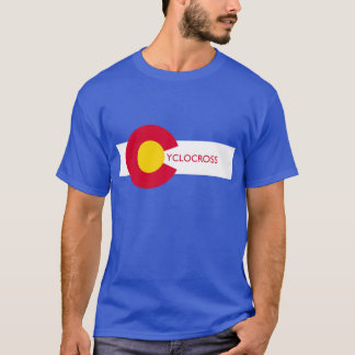 T-shirt de Cyclocross de drapeau du Colorado