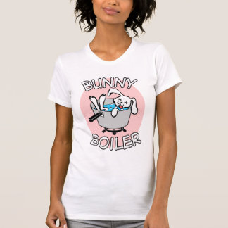 T-shirt de dames de chaudière de lapin