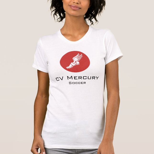 T-shirt de dames de cv Mercury (Devant)