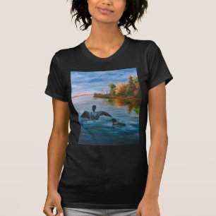 T-shirt de dames de danse de dingue