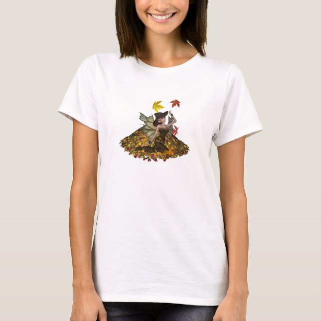 T-shirt de dames de Faery d'automne de KRW (Devant)