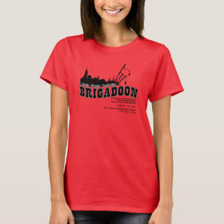 T-shirt de dames de fonte de Brigadoon