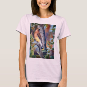 T-shirt de dames de jaseur de cèdre