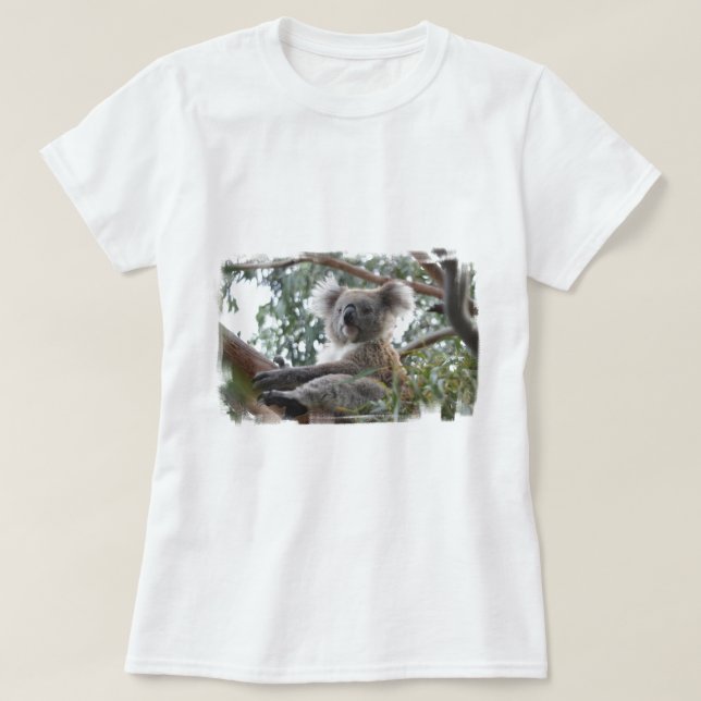 T-shirt de dames de koala (Design devant)