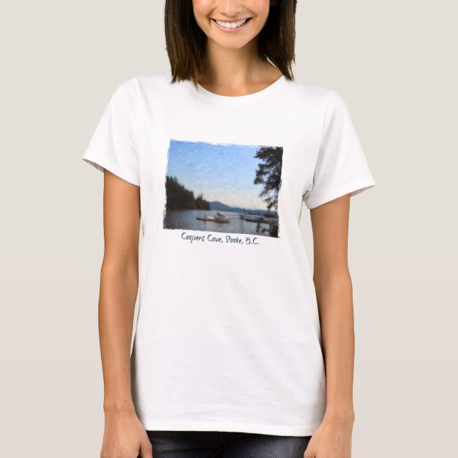 T-shirt de dames de "Sooke" (Devant)
