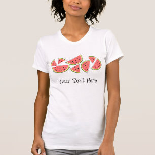T-shirt de dames des "textes" de groupe de