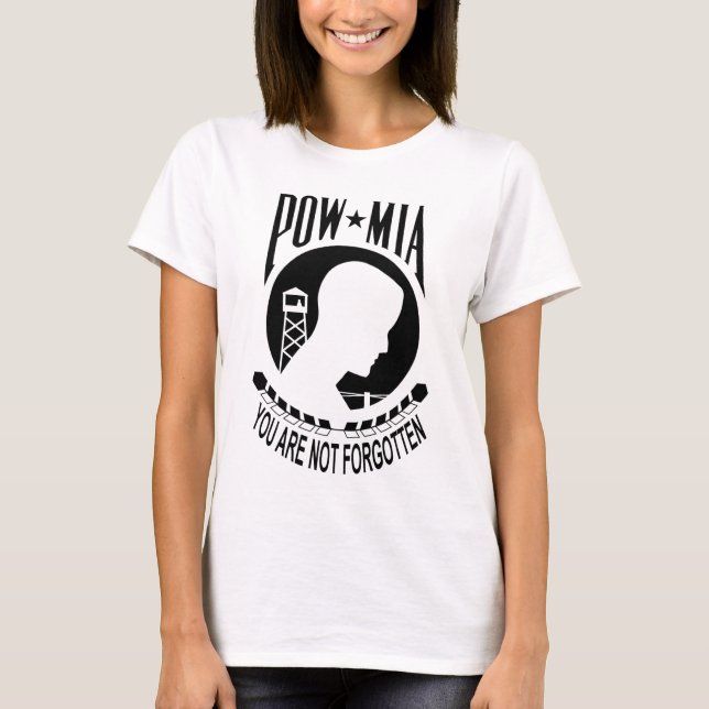 T-shirt de dames inversé par MIA de prisonnier de (Devant)
