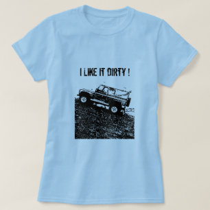 T-shirt de dames Land Rover. Je l'aime sale !
