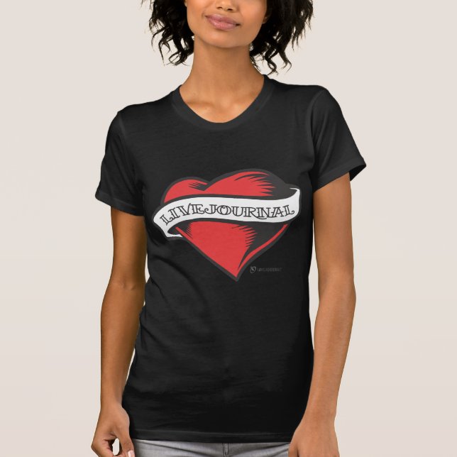T-shirt de dames (tatouage de LiveJournal) (Devant)