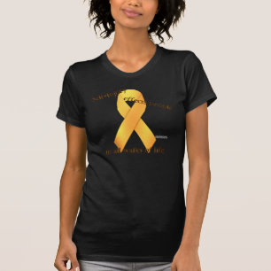 T-shirt de dames Twofer de ruban d'automutilation