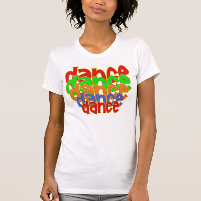 T-shirt de "danse" - customisé (Devant)