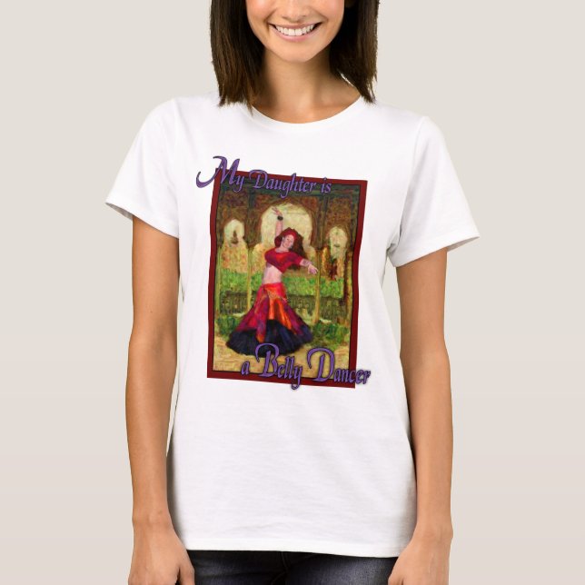 T-shirt de danse de ventre - fille (Devant)