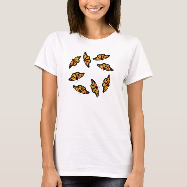 T-shirt de danse papillon (Devant)