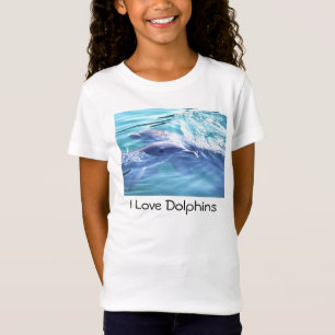 T-shirt de dauphin "j'aime des dauphins "