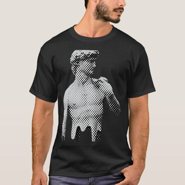 T-shirt De David Marble Statue Michelangelo Renaissance Me (Devant)