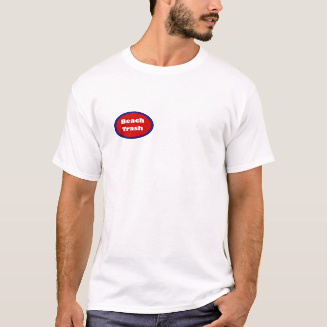 T-shirt de déchets de plage (Devant)