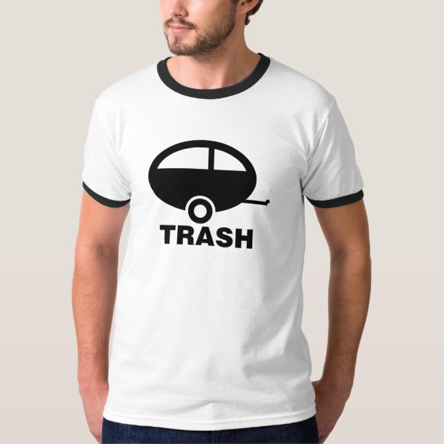T-shirt de déchets de remorque (Devant)