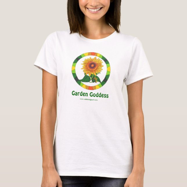 T-shirt de déesse de jardin (Devant)