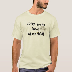 T-shirt de défi de perte de poids