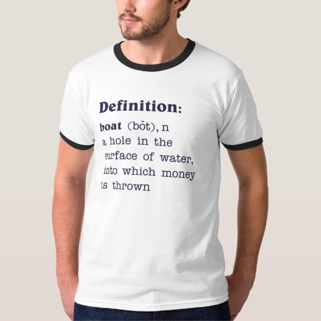 T-shirt de définition de bateau (Devant)
