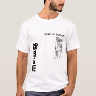 T-shirt de définition de design créatif