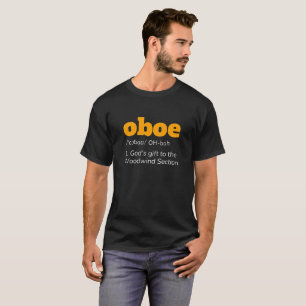 T-shirt de définition de hautbois - chemise de