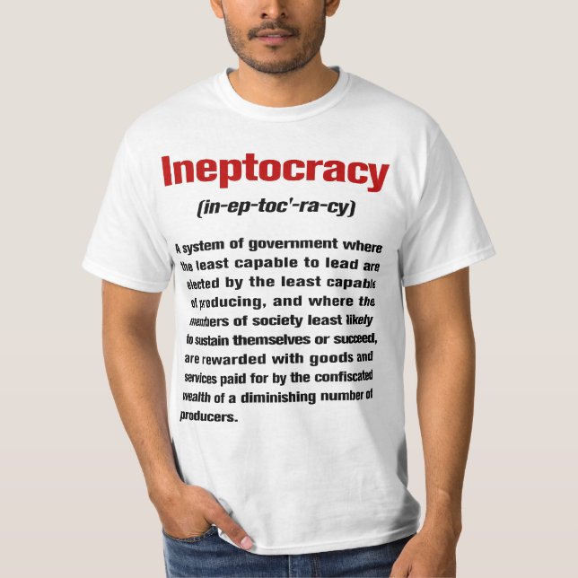 T-shirt de définition d'Ineptocracy (Devant)