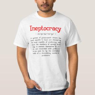 T-shirt de définition d'Ineptocracy