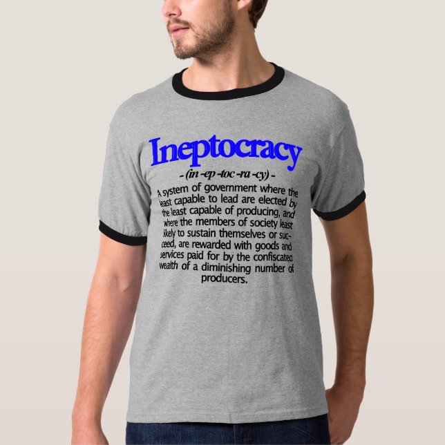 T-shirt de définition d'Ineptocracy (Devant)