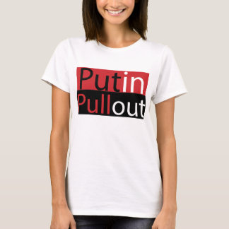 T-shirt de dégagement de Poutine des femmes