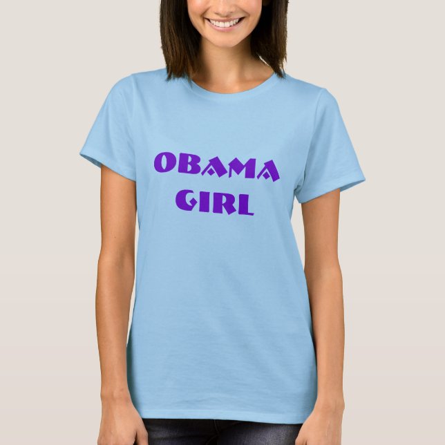 T-shirt de DÉMOCRATE de FILLE d'OBAMA (Devant)